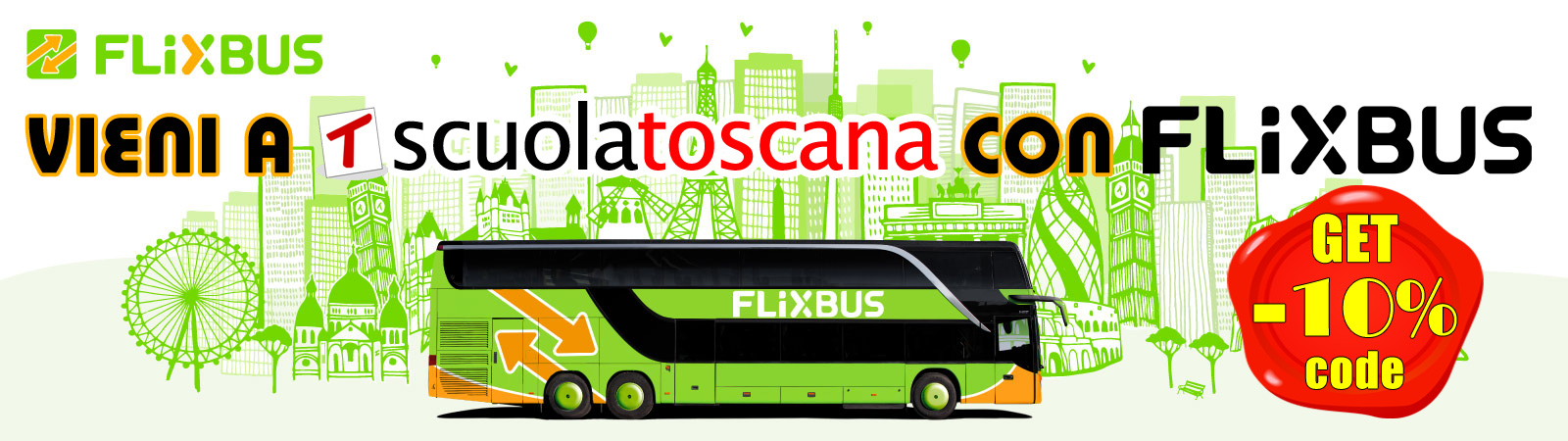 Vieni a Scuola Toscana con FlixBus